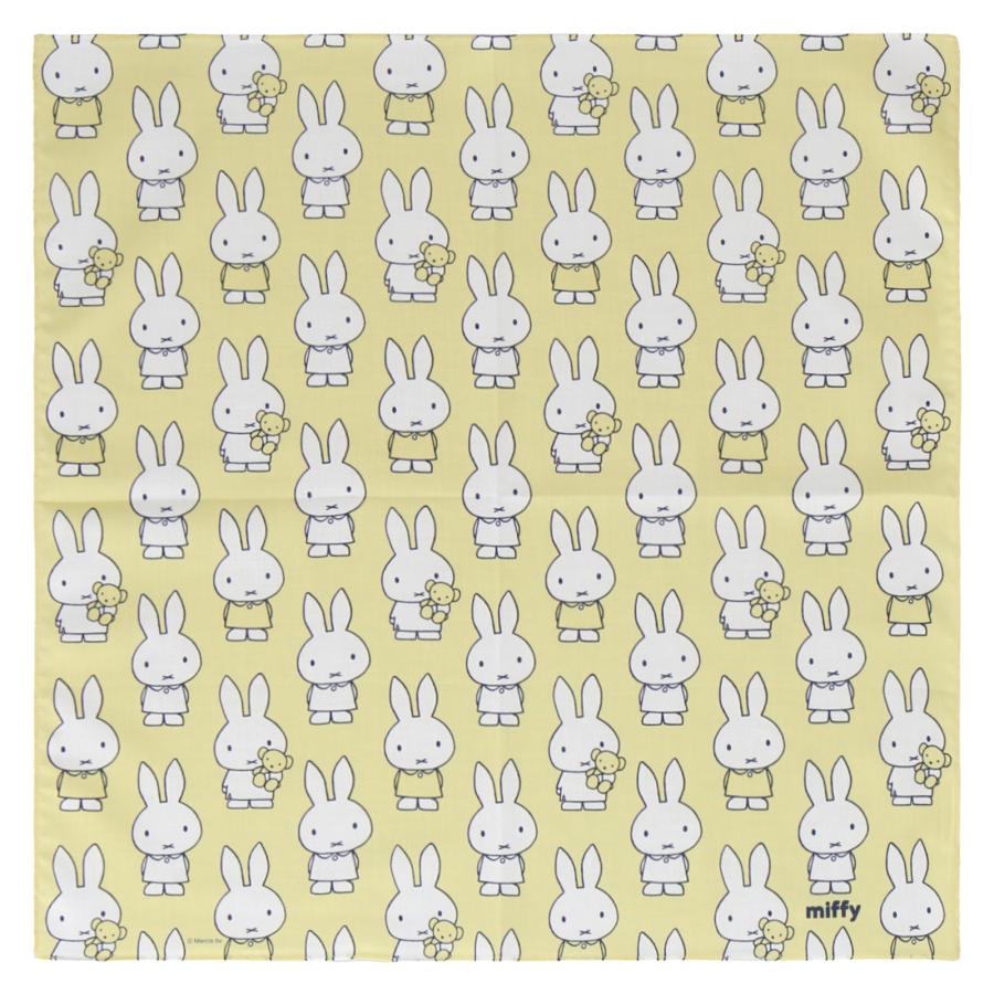 Miffy（ミッフィー） プリントハンカチ W53×H53 miffy ハンカチ タオル