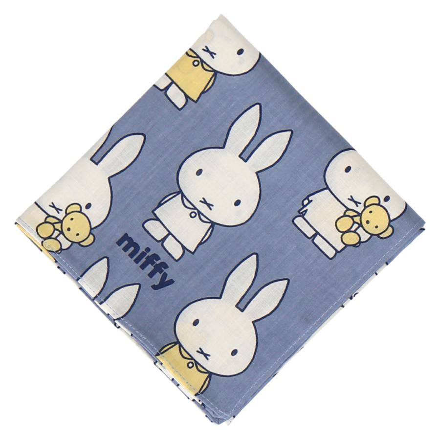 Miffy（ミッフィー） プリントハンカチ W53×H53 miffy ハンカチ タオル