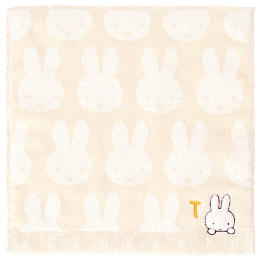 Miffy（ミッフィー） 【イニシャル刺繍入り】タオルハンカチ ハンカチ