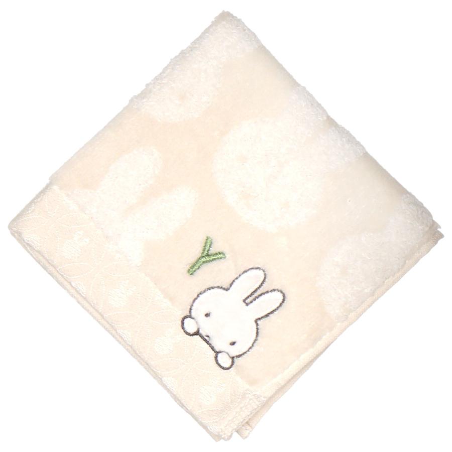 Miffy（ミッフィー） 【イニシャル刺繍入り】タオルハンカチ ハンカチ