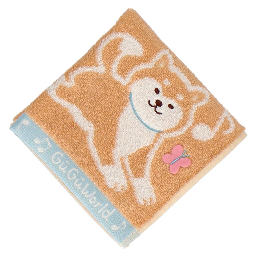 タオルハンカチ 柴犬 GUGU WORLD グーグーワールド ハンカチ
