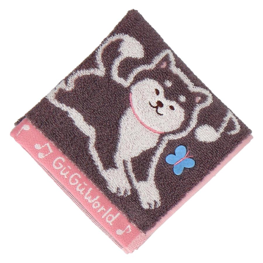 タオルハンカチ 柴犬 GUGU WORLD グーグーワールド ハンカチ