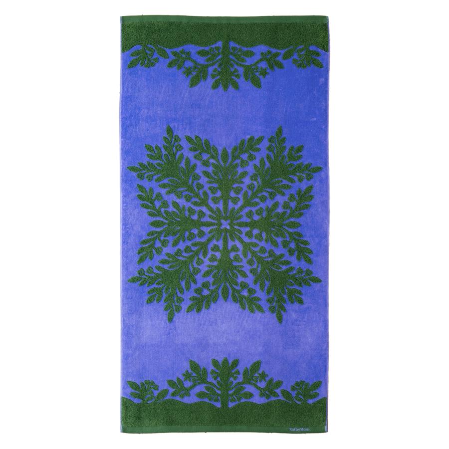 キャシーマム バスタオル 60cm×120cm ハワイアンキルト柄 五つの島