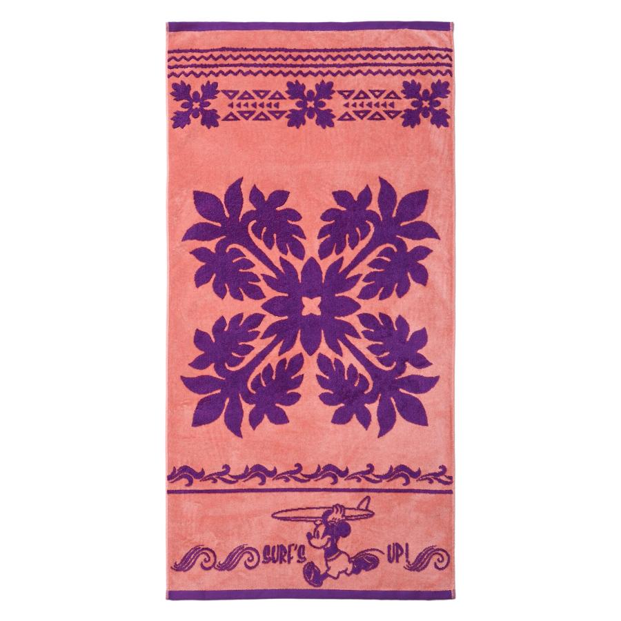 キャシーマムバスタオル他新品未使用 キャシーマム×ディズニー バスタオル ハワイアンキルト柄