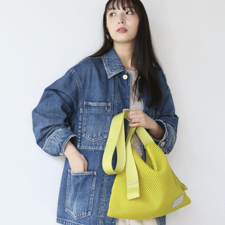 プレイヤーズ SALE メッシュ カラーステッチショルダー M イエロー 