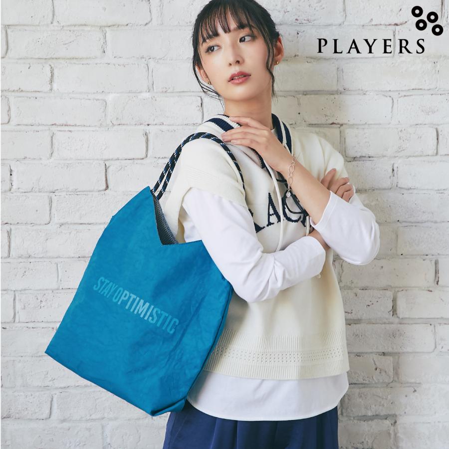 プレイヤーズ SALE エアメッシュリバーシブルトート ブルー PLAYERS