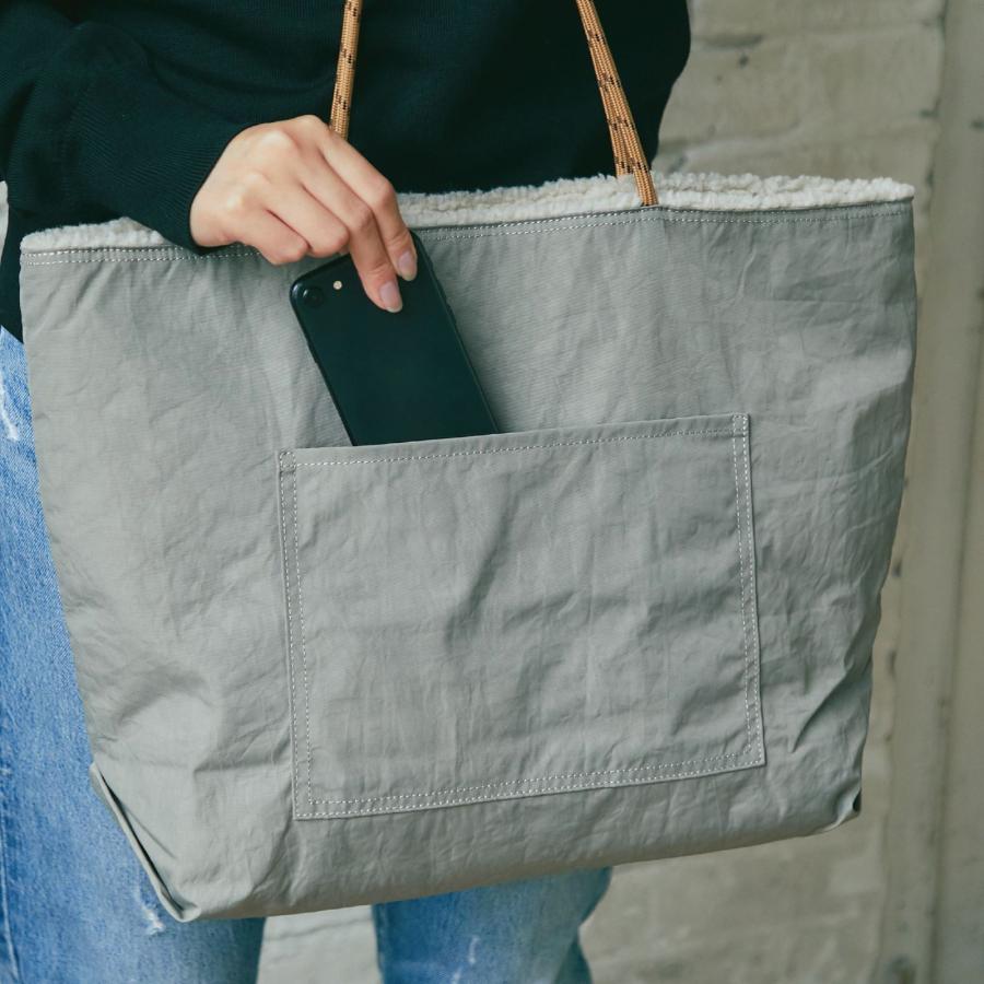 プレイヤーズ ボアリバーシブルトートM グレージュ PLAYERS