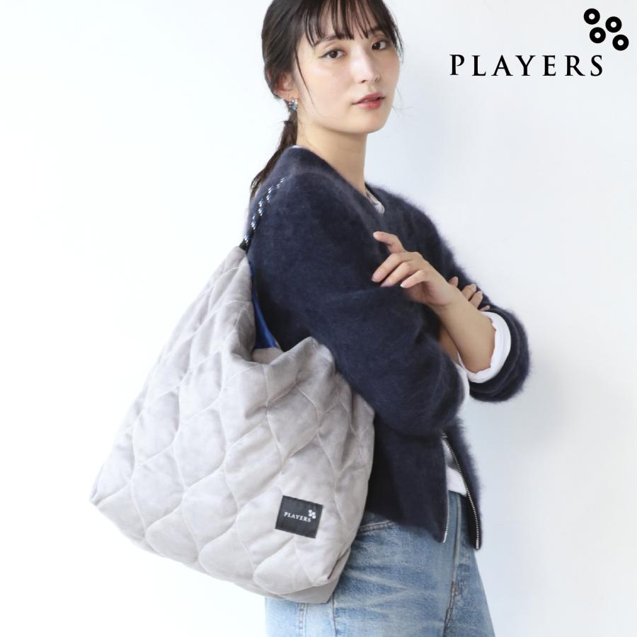 プレイヤーズ SALE スエードドロップトート グレー PLAYERS バッグ