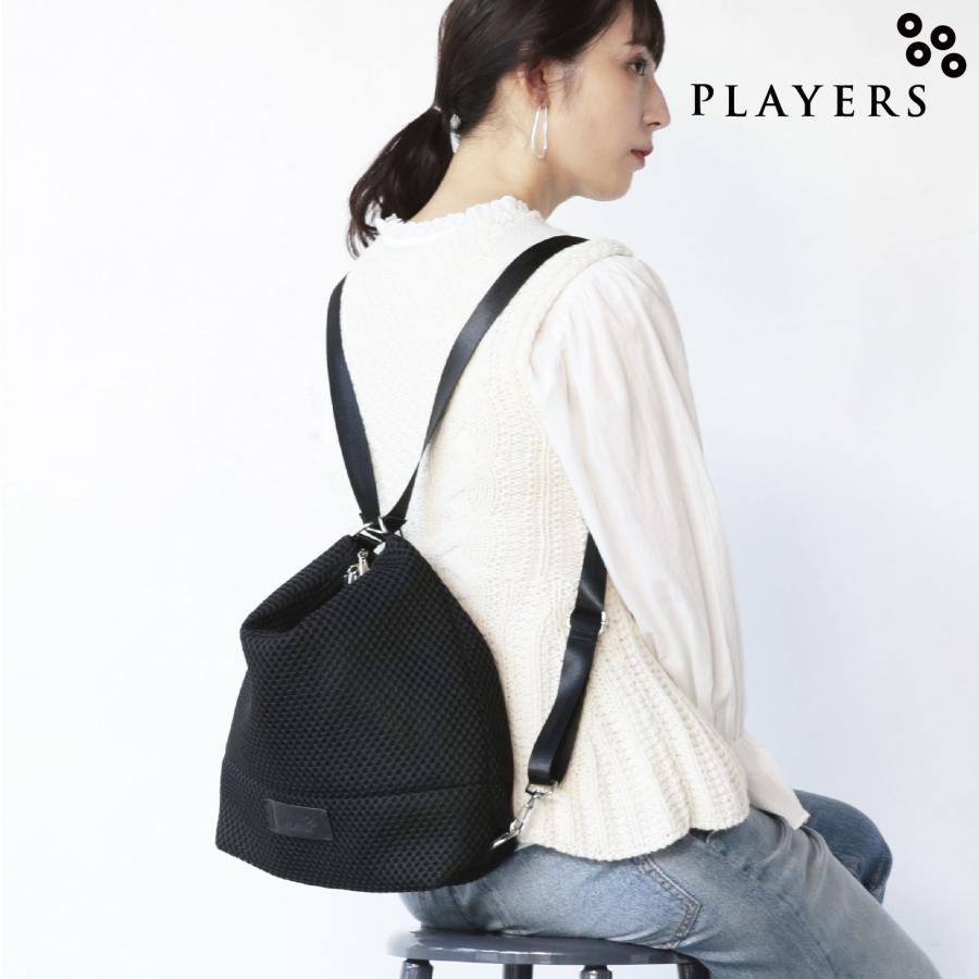 プレイヤーズ エアメッシュ 3WAYリュック ミニ ブラック PLAYERS