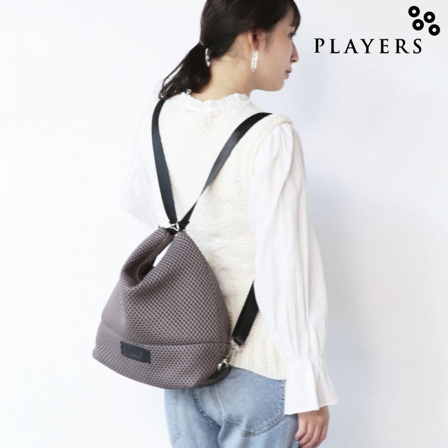 プレイヤーズ エアメッシュ 3WAYリュック ミニ グレージュ PLAYERS