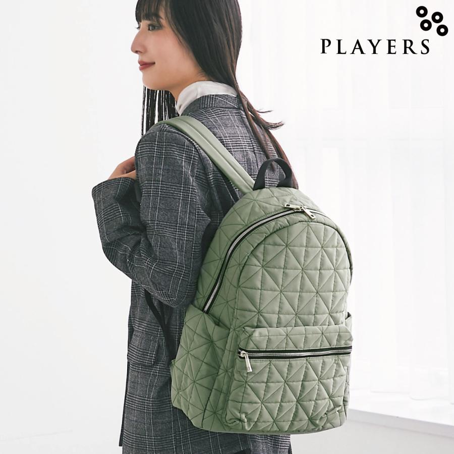 プレイヤーズ リュック レディース PLAYERS ジオメトリキルトリュック 