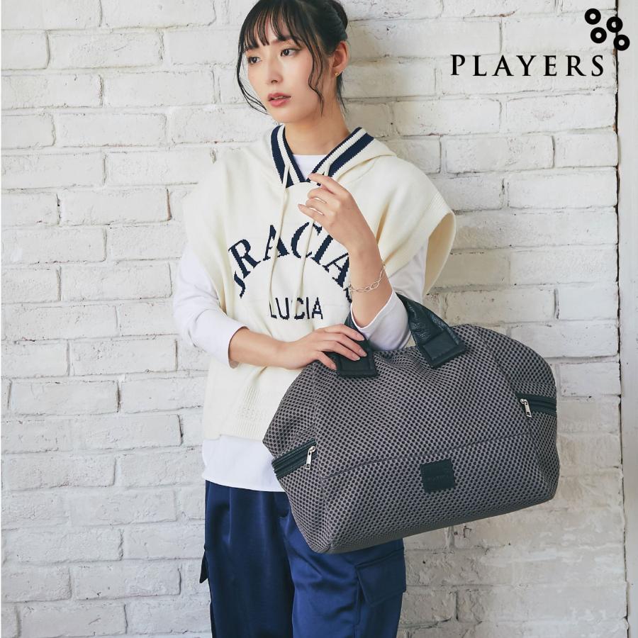 プレイヤーズ エアメッシュ2WAYボストンバッグ グレージュ PLAYERS 