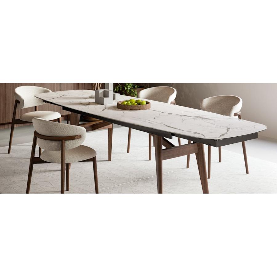 NCalligarisカリガリスダイニングチェア1脚 暖かい木目本革タン calligaris（カリガリス） ○カリガリス オレアンドロ ダイニング