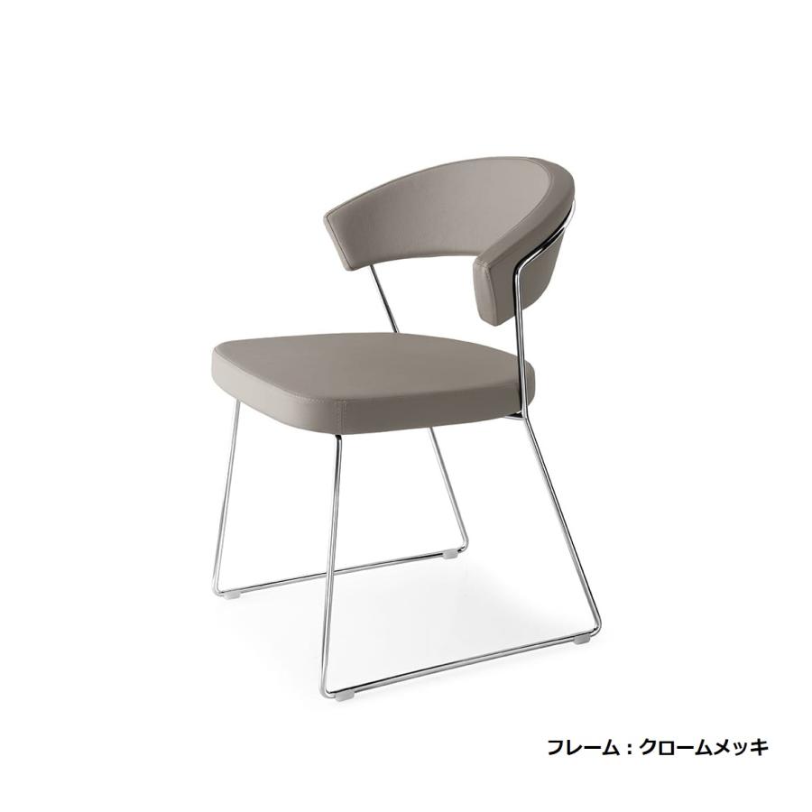 カリガリス コヌビア ニューヨーク チェア 座面ソフトレザー 2脚セット calligaris connubia NEW YORK CB1022｜internamoderno｜07