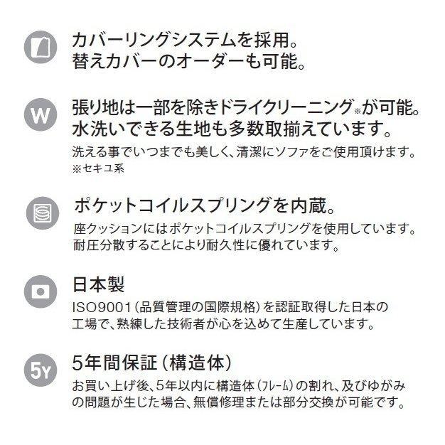 スピガ リズ 3Pカウチソファ(右側カウチ・左側カウチ) SPIGA LIZ estic エスティック※クッション別売り