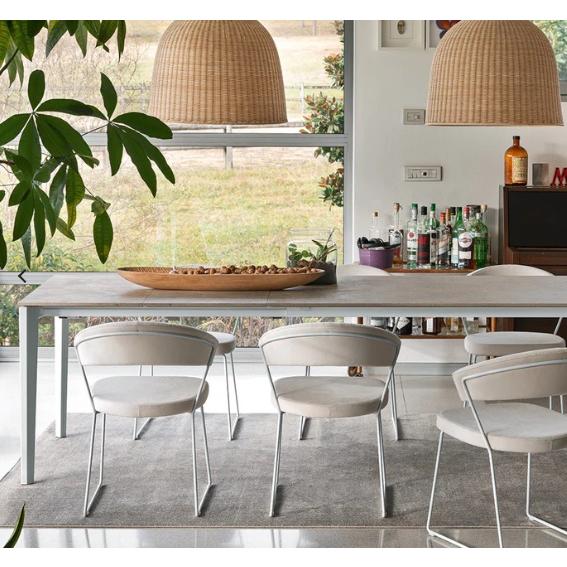 ●コヌビア ペンタゴン 伸長式ダイニングテーブル 天板メラミン calligaris connubia PENTAGON pentagon CB4797-R130Aの画像