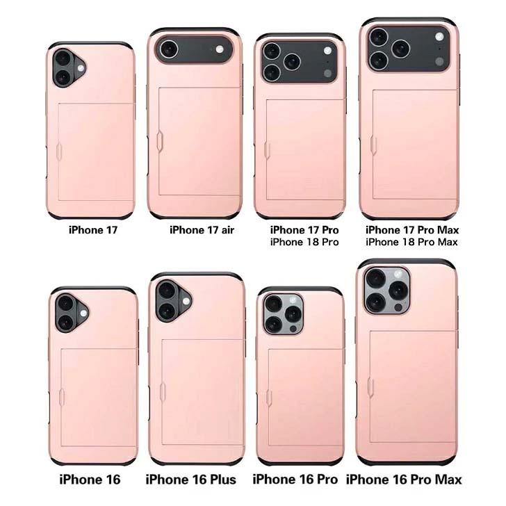 カード収納 iPhone18 Pro iPhone17 ケース iPhone16 ケース iPhone15 iPhone14 ケース iPhone13 iPhoneケース カード入れ 耐衝撃 スマホケース |  | 09