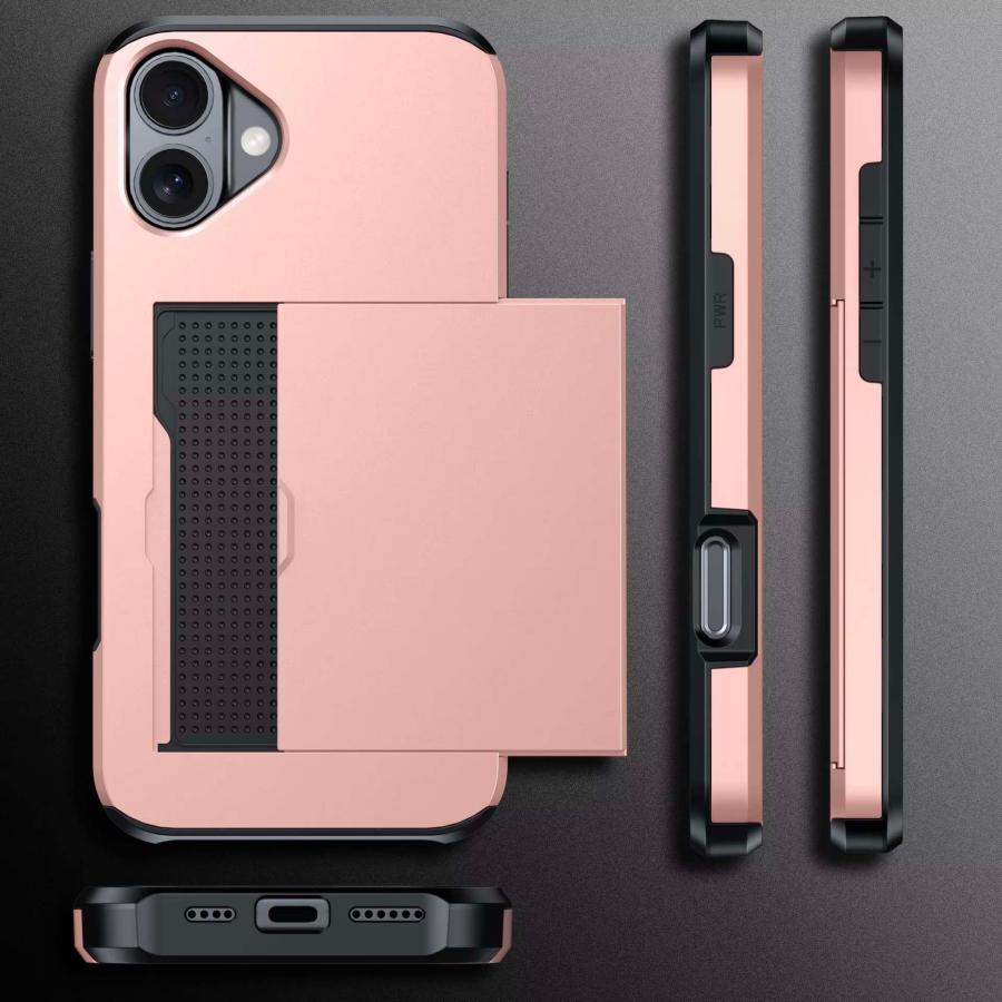 カード収納 iPhone18 Pro iPhone17 ケース iPhone16 ケース iPhone15 iPhone14 ケース iPhone13 iPhoneケース カード入れ 耐衝撃 スマホケース |  | 05