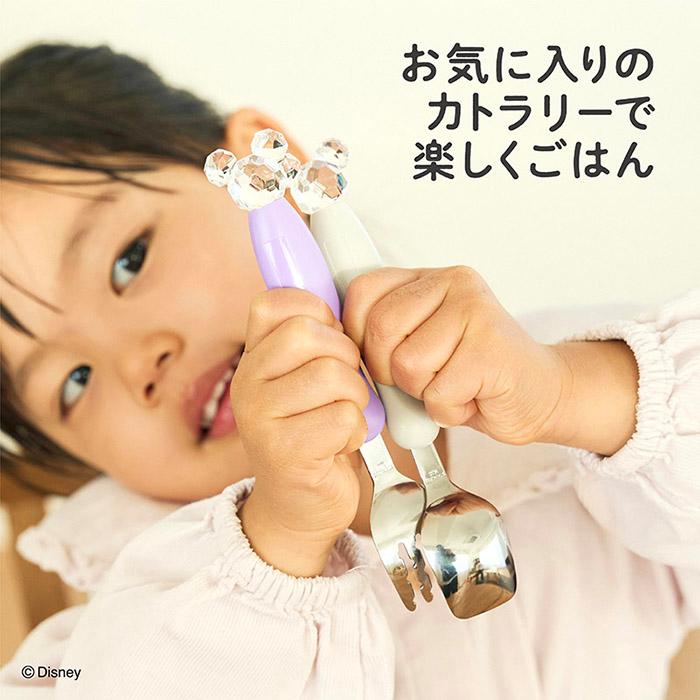 エジソンママ EDISON フォークスプーンセット Disney ミッキークリスタル カバー付き カトラリー ベビー食器 100周年記念デザイン |  | 06