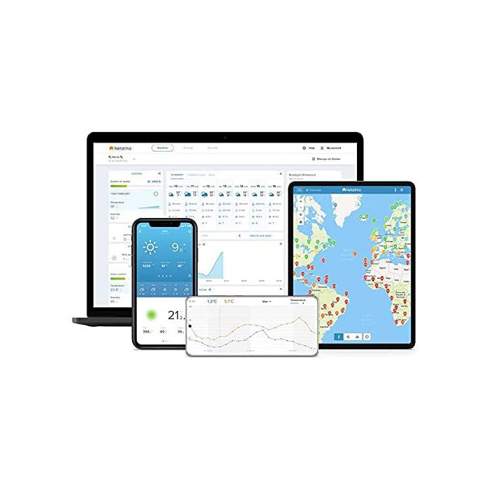 NETATMO ネタトモ ウェザーステーション 屋内用追加モジュール スマホ対応 温度・湿度・気圧・二酸化炭素・騒音を測定 |  | 02