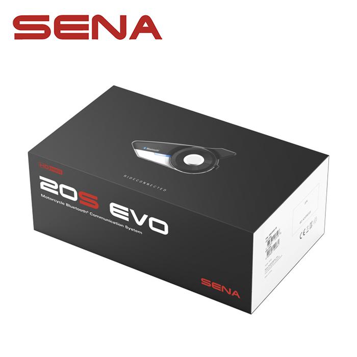 Sena 20S EVO シングル オートバイ用 Bluetooth 4.1 通信システム 先進