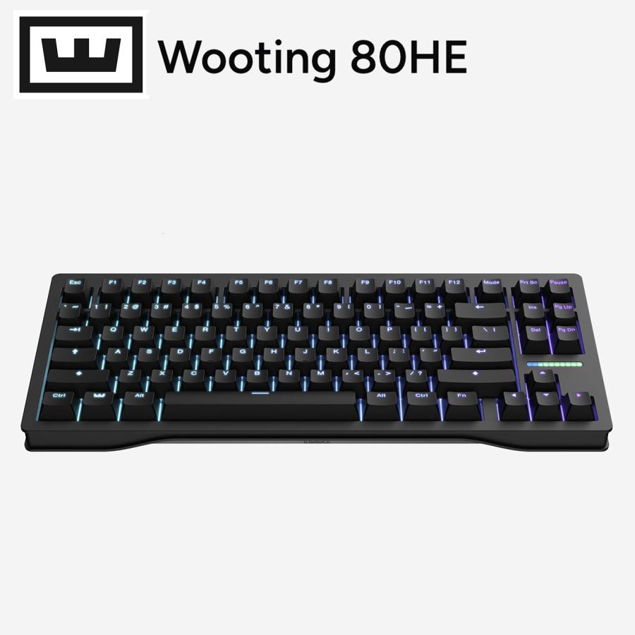 Wooting 80HE ゲーミングキーボード Linear60 v2 英語配列 US-ANSI