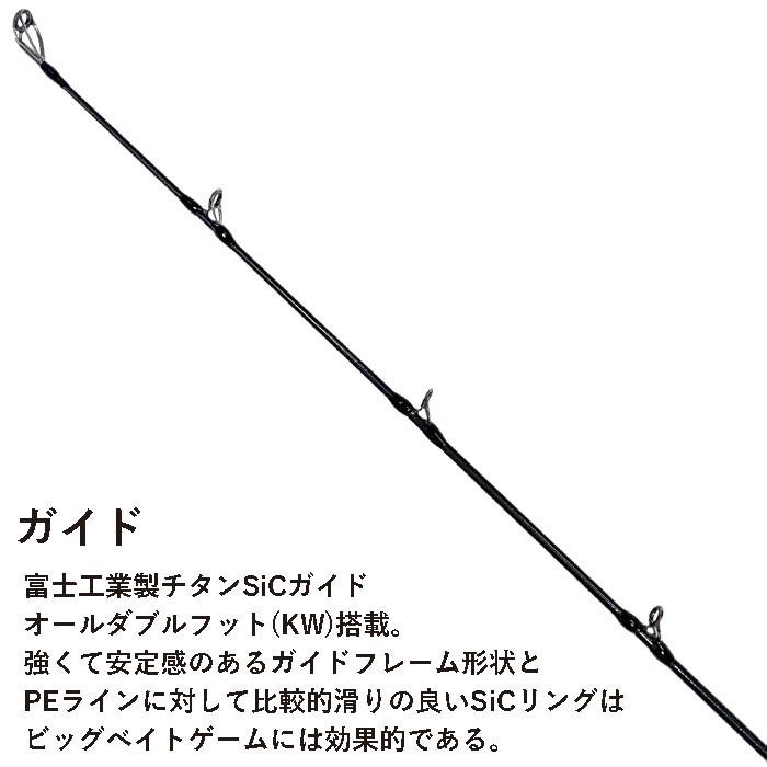 SPEAR B-64XXH スピアー ベイトロッド XX-Heavy ファースト SPEAR B-64XXH スピアー ベイトロッド XX-Heavy ファースト