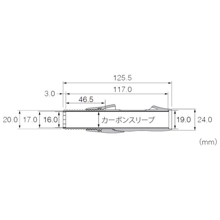 Fuji B-TVSTS17-16.0CSS20 ナット付 塗装シート パイプシート サイズ17