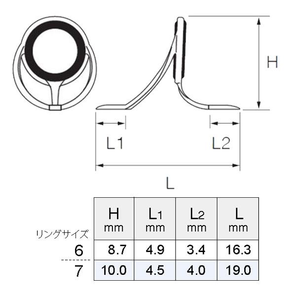 Fuji CCLNOG6 LNガイド リングサイズ6 富士工業 ステンレス“O”リング