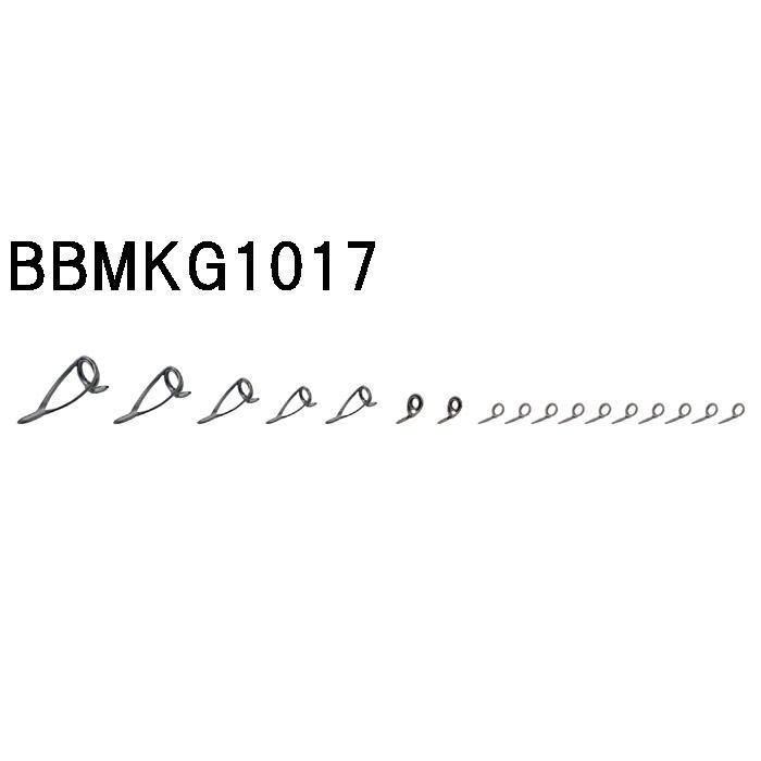 Fuji BBMKG1017 イカダセット ガイドセット トップガイドなし チタン