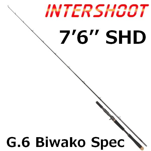 2020模範例 G.6 琵琶湖仕樣 ベイトキャスト7フィート6inch SHD動き チタンSiCお引き回し模範例 釣り-ロッド、釣り竿-ルアーロッド