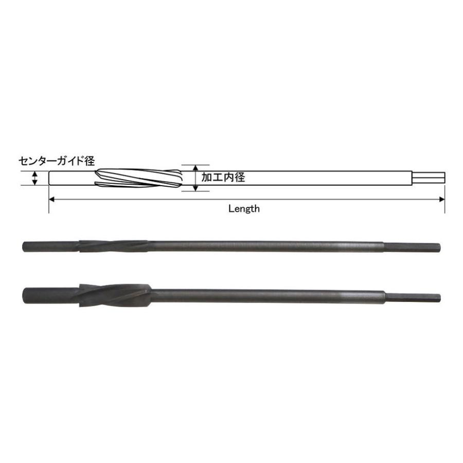 RMS-9 グリップ専用リーマ 9本セット センターガイド8.0mm〜12.0mm