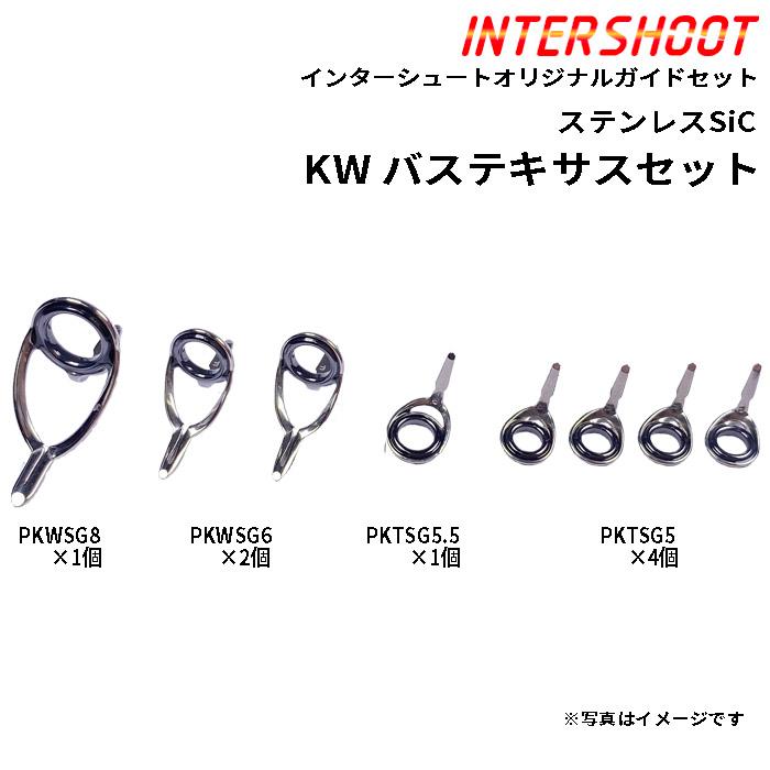 Fuji バステキサスガイドセットKWタイプ ステンレスSiC PKWSG88-IS