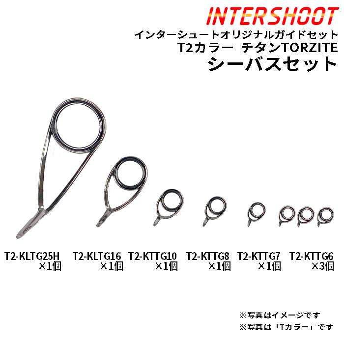Fuji シーバス ガイドセット チタンTORZITE T2-KLTG25H8-IS T2カラー