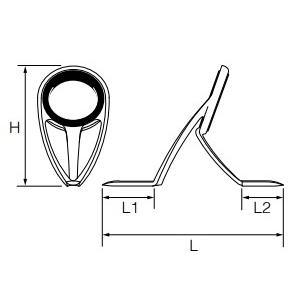 安心発送 ロッドパーツ 富士工業 チタンガイド トルザイト Kwガイド T2 Kwtg16 富士工業 トルザイトガイド チタンフレーム Kw ガイド リングタイプ R型 Www Threeriversofs Com