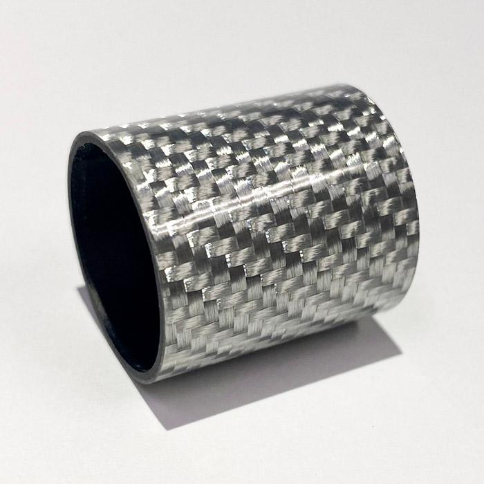 SILVER  high carbon rod 美品 釣竿 KDPS17用フロントグリップ シルバー 銀色 カーボンパイプ W-MCP24/22