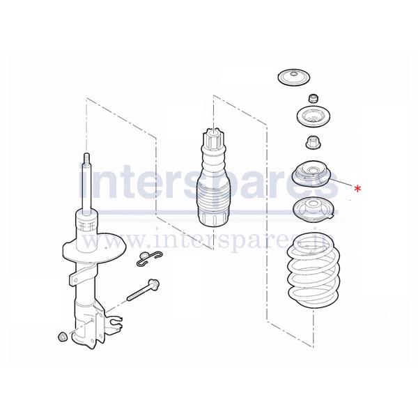 アバルト 500 595 695 専用 1.4 312141 312142 31214T FEBI製 フロント