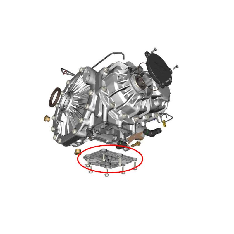 アストンマーチン　DB11　デフ オイル クーラー カバー (純正品)　送料無料　Aston Martin Differential WATER JACKET_1