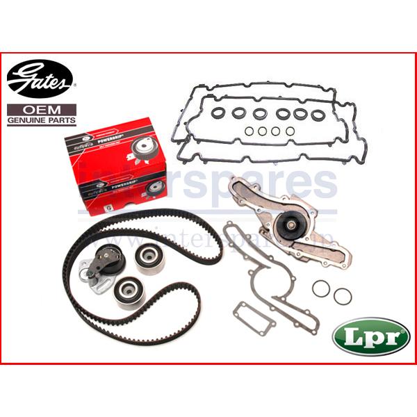アルファロメオ 156 V6 2.5 型式 932A1 932B1 OEM タイミングベルト キット ＆ ウォーターポンプ + カムカバーガスケット付 セット 送料無料