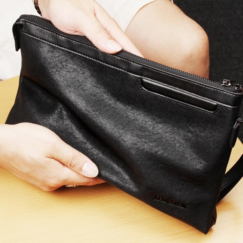 セカンドバッグ クラッチバッグ メンズ  小さめ おしゃれ レザー　大容量 送料無料 |  | 02