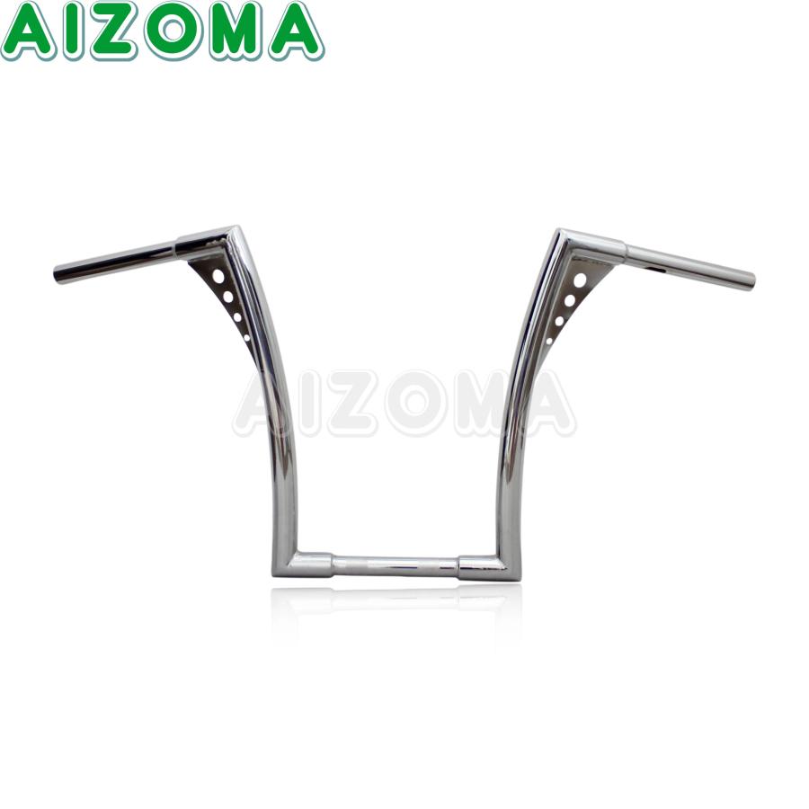 【訳あり・新品】 ハーレーツーリングロードキングストリートグライドエレク超レトロ12/16インチアッパー1 1/4インチ ドラッグファットバー猿ハンガーハンドルカスタム 【Z2501030579】(12840円)