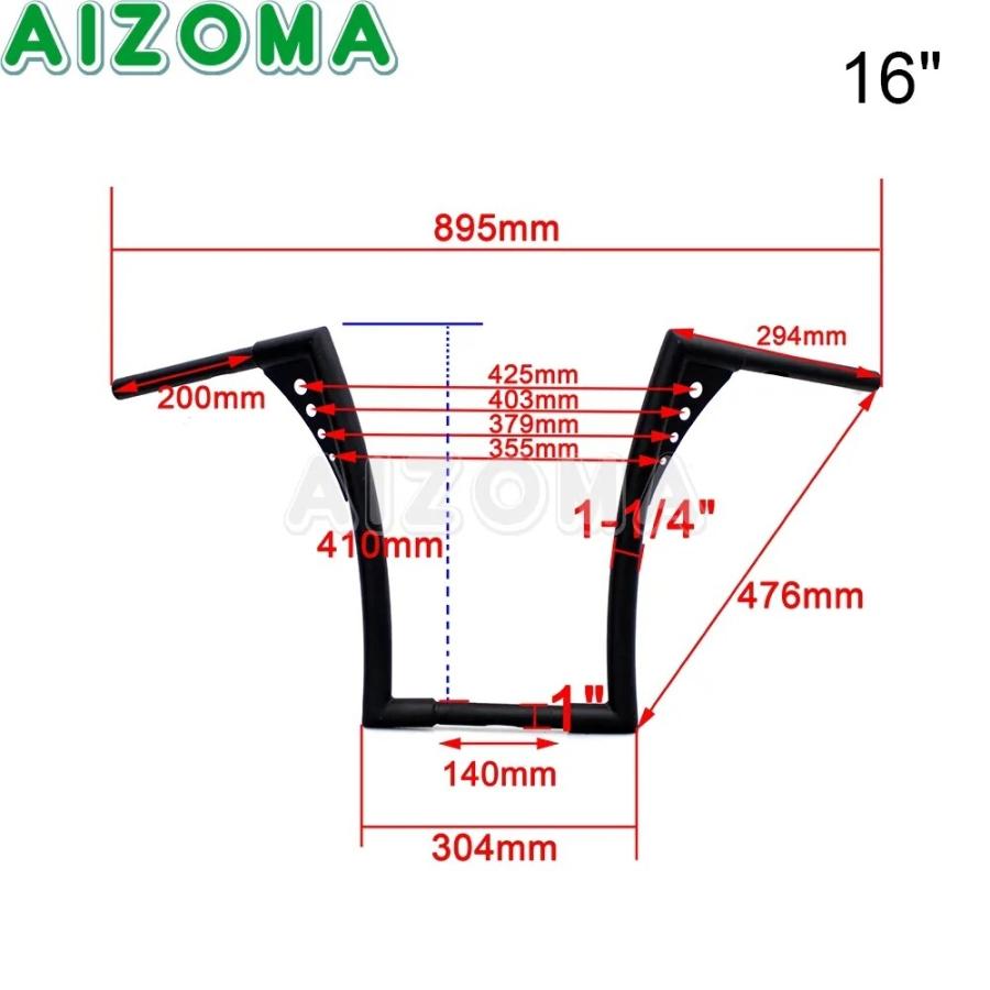 【訳あり・新品】 ハーレーツーリングロードキングストリートグライドエレク超レトロ12/16インチアッパー1 1/4インチ ドラッグファットバー猿ハンガーハンドルカスタム 【Z2501030579】(12840円)