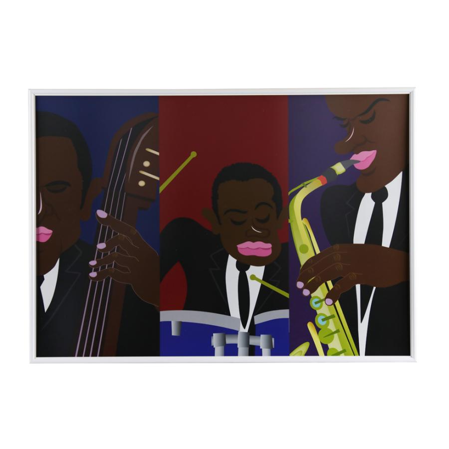「3にんのおんがくか」Jazz Men（サイズ： A2） | 
