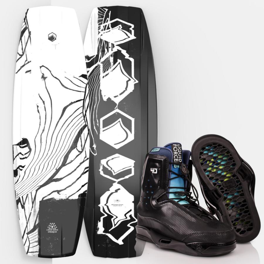 LIQUIDFORCE / OUTLET】 SET(2) - RDX 134 FT + RIOT 4D（ウェイク  