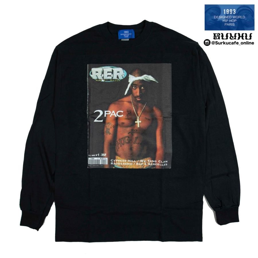 1993 DESIGNED WORLD HIPHOP LS TEE [ 2PAC ]