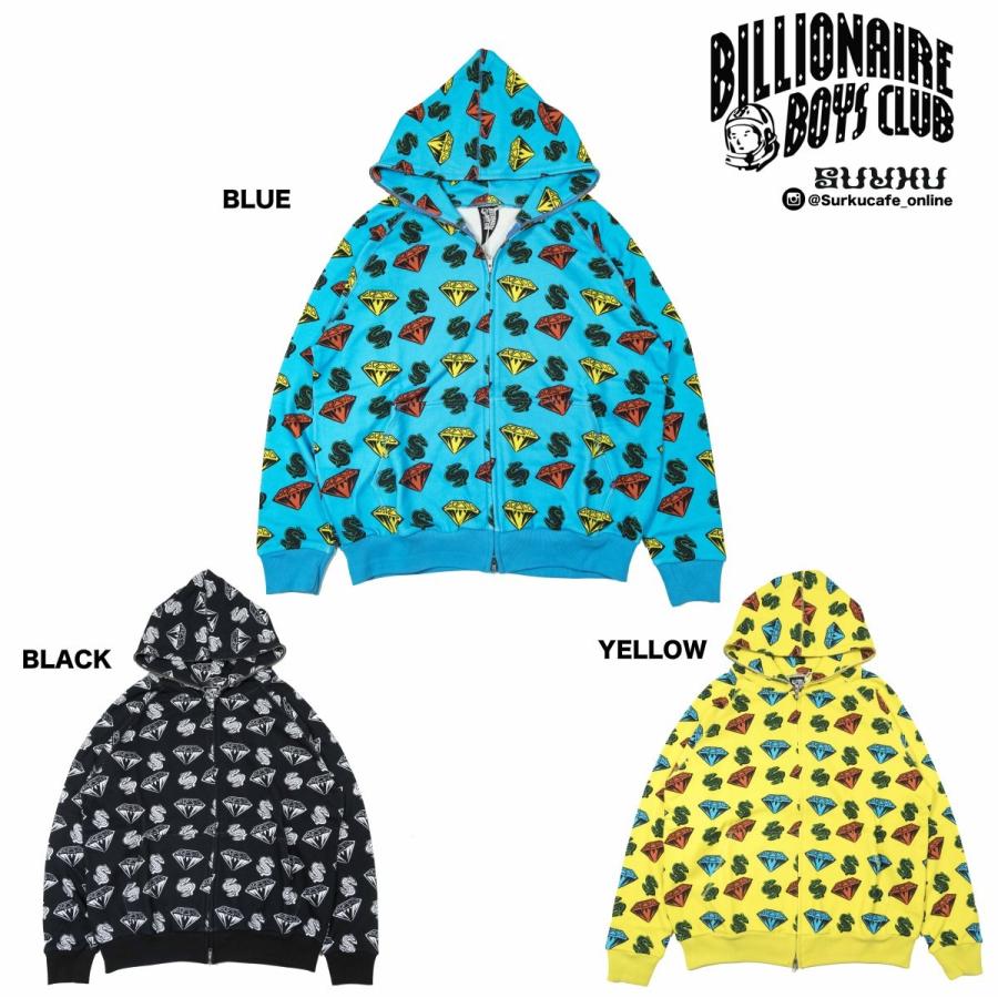 BILLIONAIRE BOYS CLUB DIAMOND & DOLLAR FULL ZIP HOODIE BILLIONAIRE BOYS CLUB DIAMOND & DOLLAR FULL ZIP HOODIE