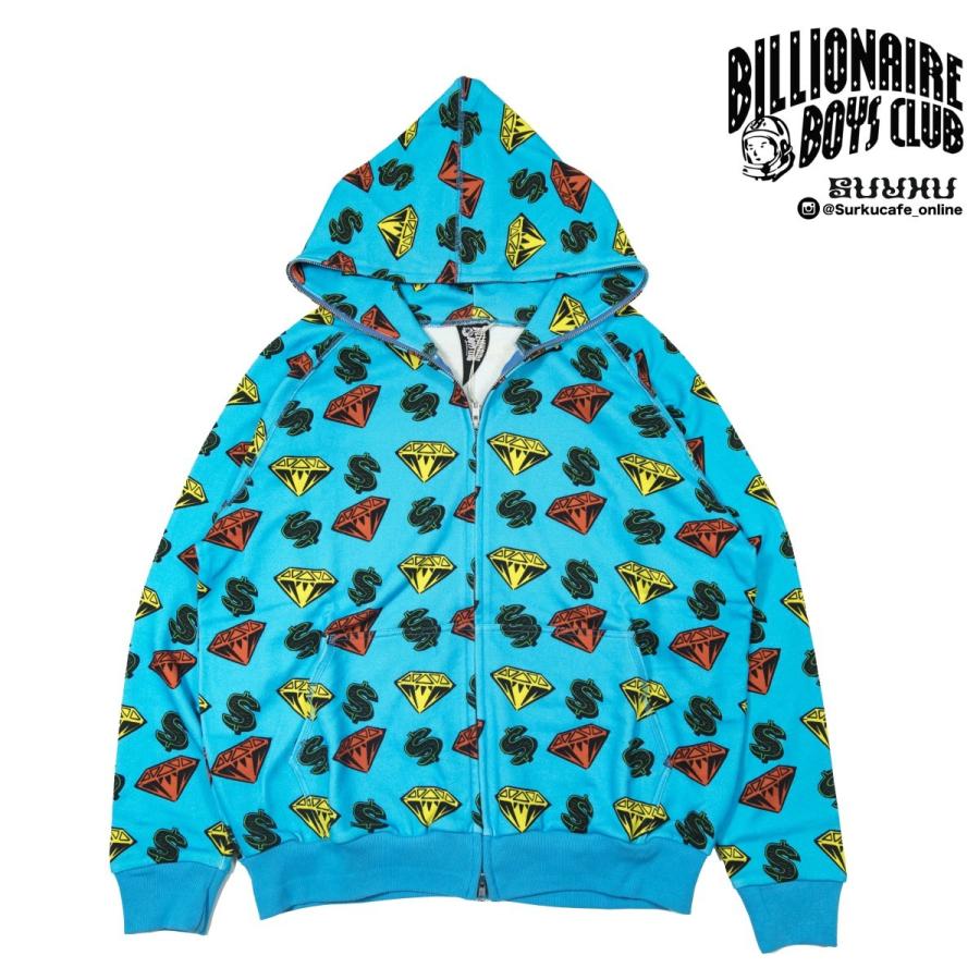 BILLIONAIRE BOYS CLUB DIAMOND & DOLLAR FULL ZIP HOODIE BILLIONAIRE BOYS CLUB DIAMOND & DOLLAR FULL ZIP HOODIE