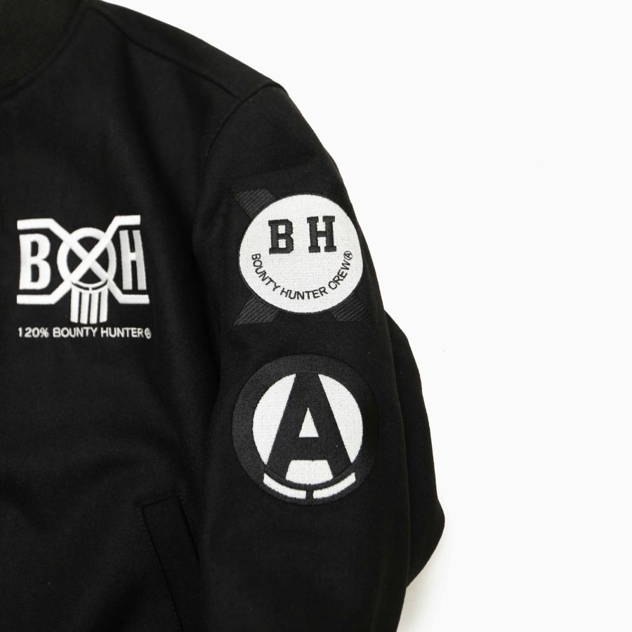BILLIONAIRE BOYS CLUB x BOUNTY HUNTER MELTON VARSITY JACKET BILLIONAIRE BOYS CLUB x BOUNTY HUNTER MELTON VARSITY JACKET