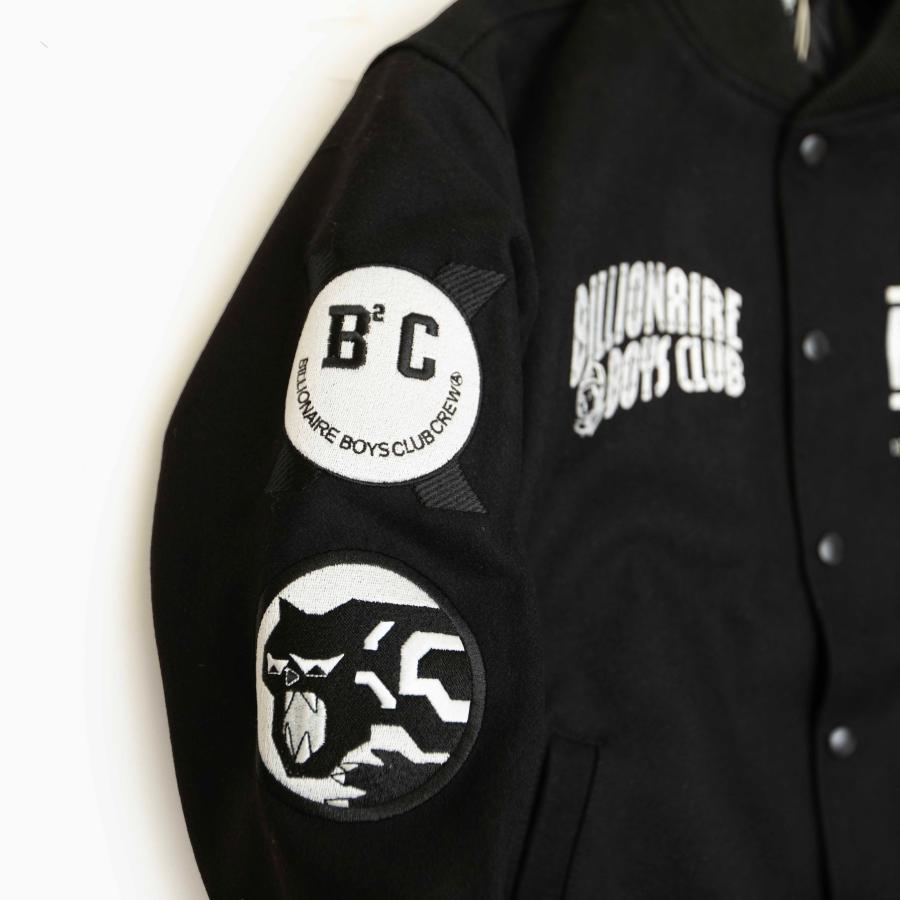 BILLIONAIRE BOYS CLUB x BOUNTY HUNTER MELTON VARSITY JACKET BILLIONAIRE BOYS CLUB x BOUNTY HUNTER MELTON VARSITY JACKET