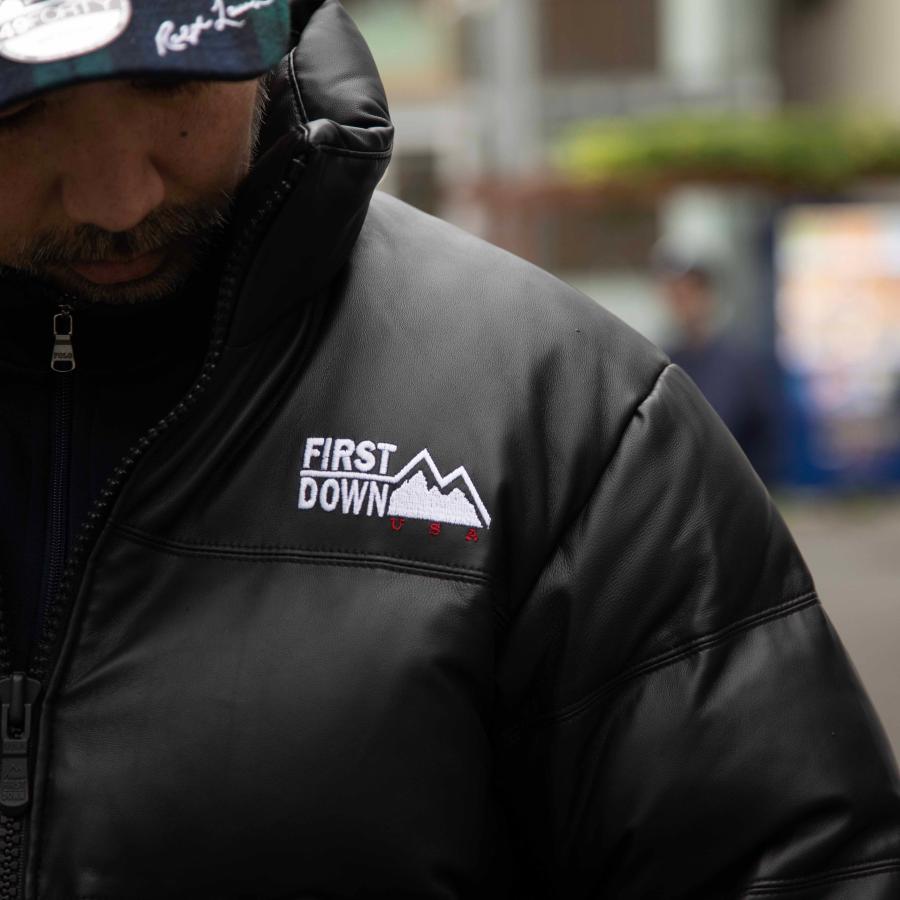 FIRST DOWN RAMNAPPA LEATHER JACKET : Surku Cafe Online FIRST DOWN RAMNAPPA LEATHER JACKET : Surku Cafe Online